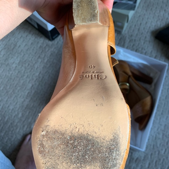 CHLOE wing calf 506 brown size 40 - Picture 4 of 7